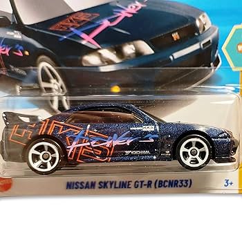 Amazon.com: Hot Wheels Nissan Skyline GT-R (BCNR33) [Black